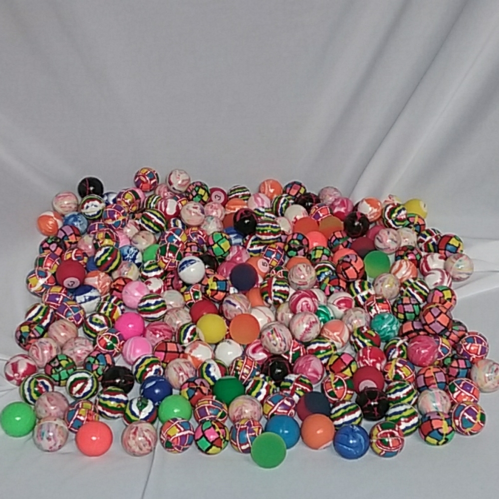 242 RUBBER MINI BALLS - Picture 3 of 8
